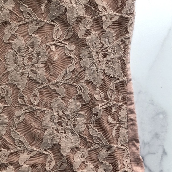 Loft Pink Blush Lace Front Camisole Tank Top Size Medium - Picture 7 of 8